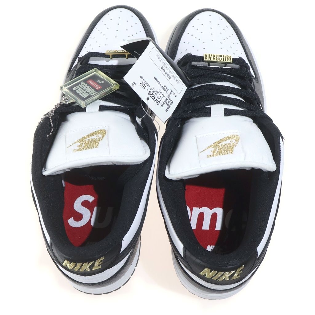 NIKE SB (ナイキエスビー) ×SUPREME DUNK LOW OG QS GOLD STARS WHITE
