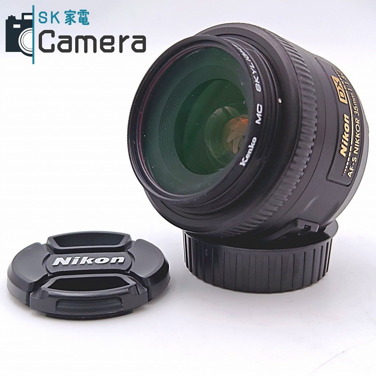 【中古】 Nikon DX AF-S NIKKOR 35ｍｍ F1.8 G ニコン キャップ付