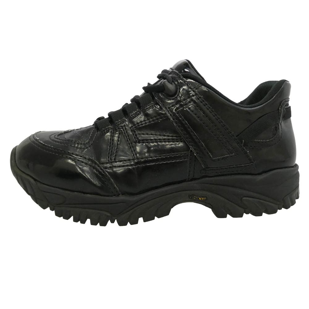 MAISON MARGIELA メゾンマルジェラ 19SS S37WS0451 Security Low Top Sneakers ビブラムソール セキュリティ ロー トップ ローカット スニーカー ブラック系 40【中古】