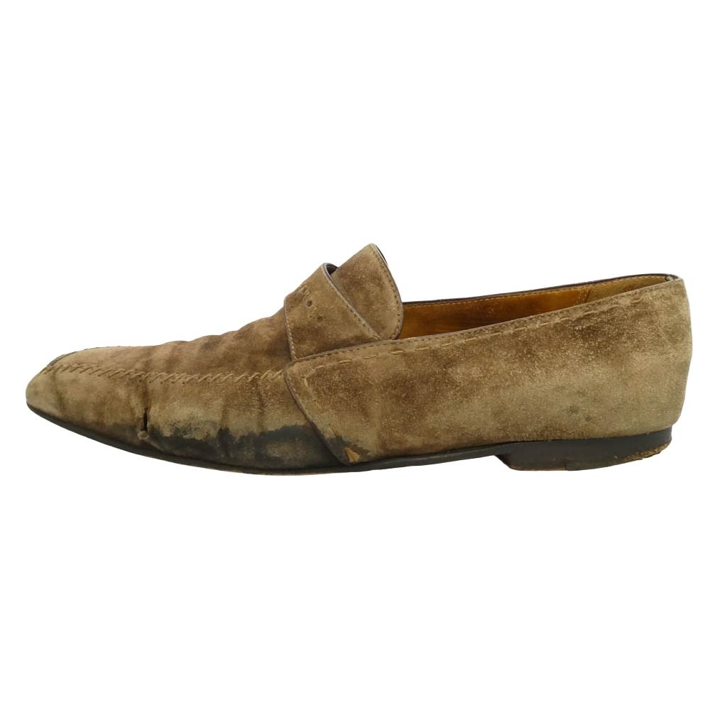Berluti ベルルッティ スエード ローファー シューズ ブラウン系