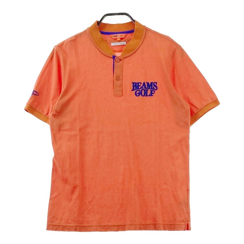 サイズ：M BEAMS GOLF ビームスゴルフ 半袖Tシャツ オレンジ系 [240101739088] ゴルフウェア メンズ ストスト