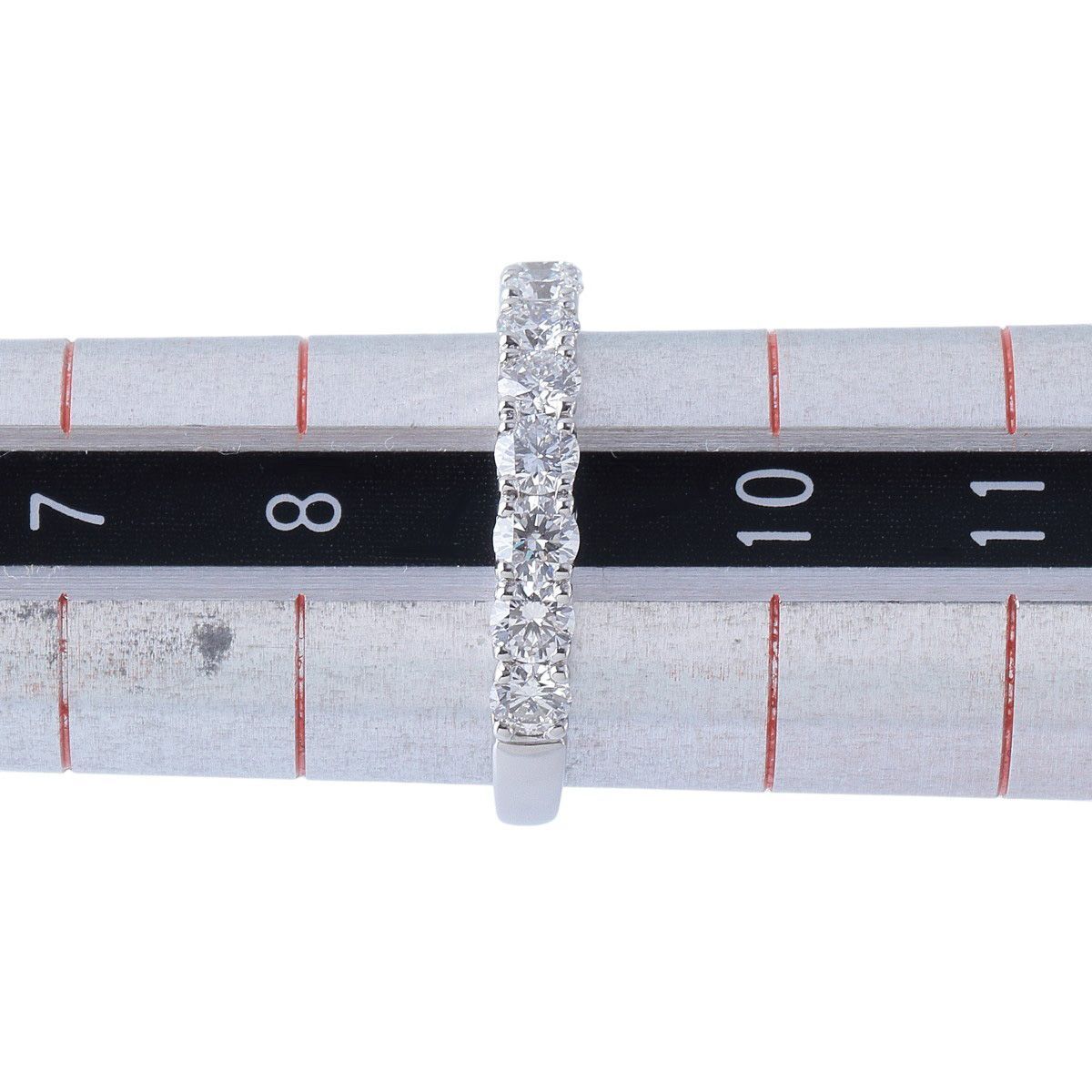 ヴァンドーム青山 ダイヤ リング ハーフエタニティ 0.80ct 9号 Pt950