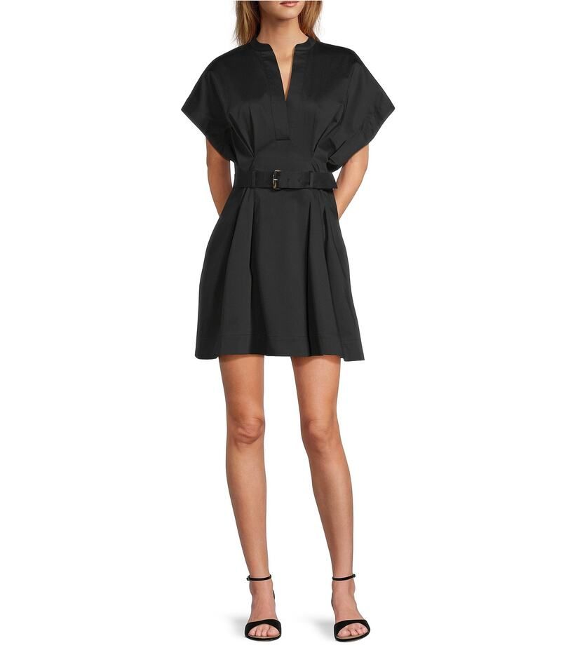 アントニオ メラーニ レディース トップス ワンピース モックネック Antonio Melani Sylvia Belted Mock Neck Dress Black ブラック 40,170円