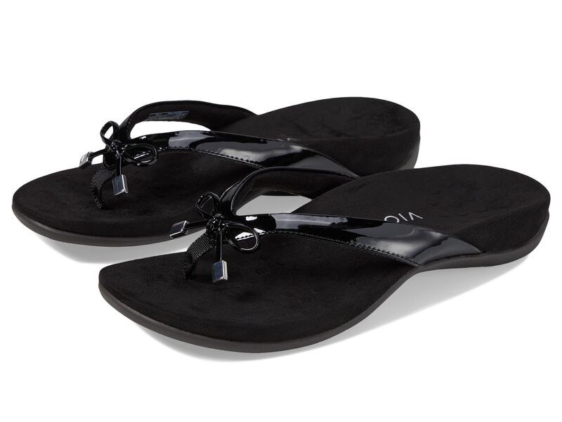 バイオニック レディース シューズ サンダル Vionic Bella II Black Patent ブラック