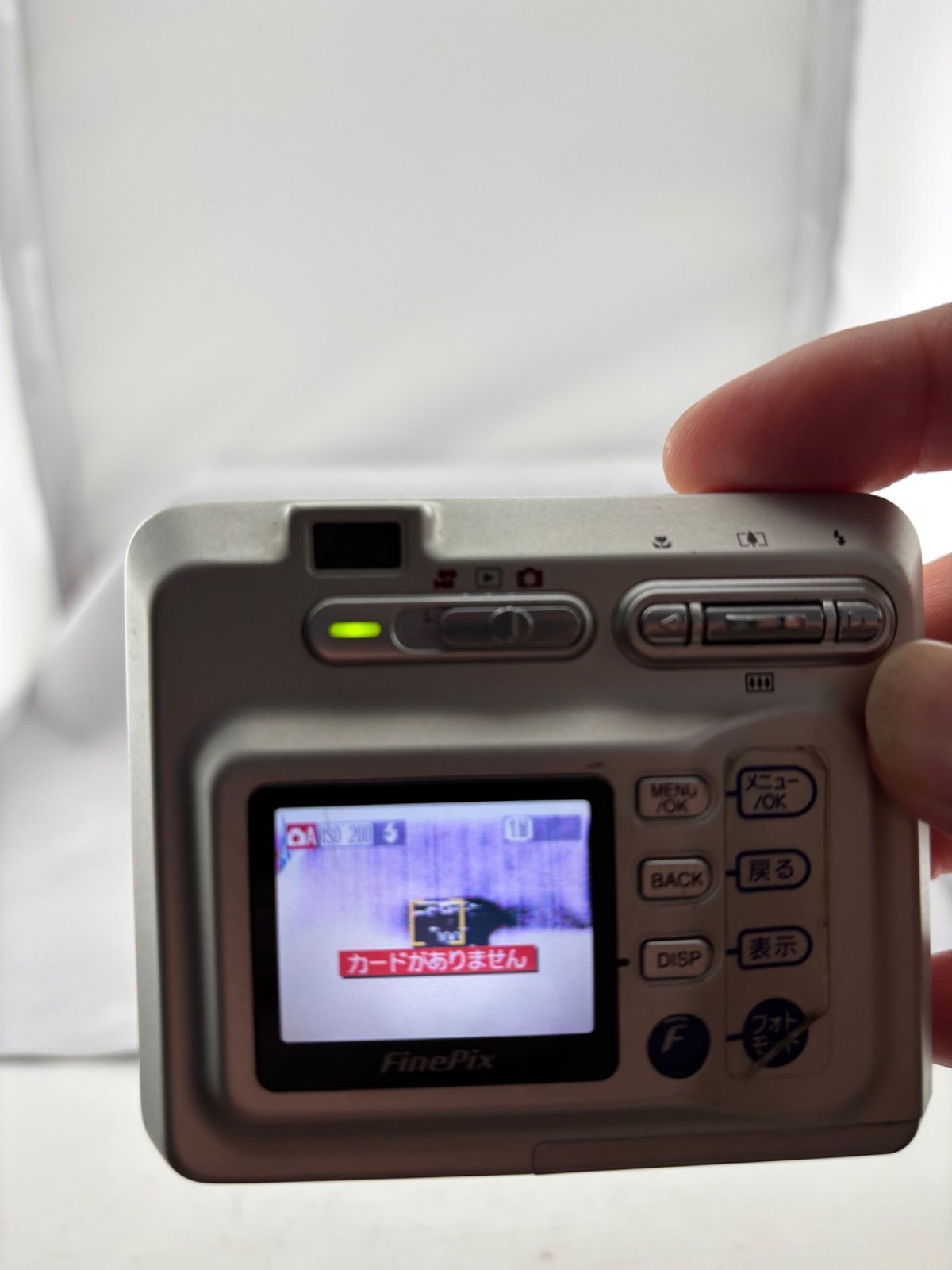 2106【動作確認済み】 FUJIFILM FinePix F410 シルバー ファインピクス