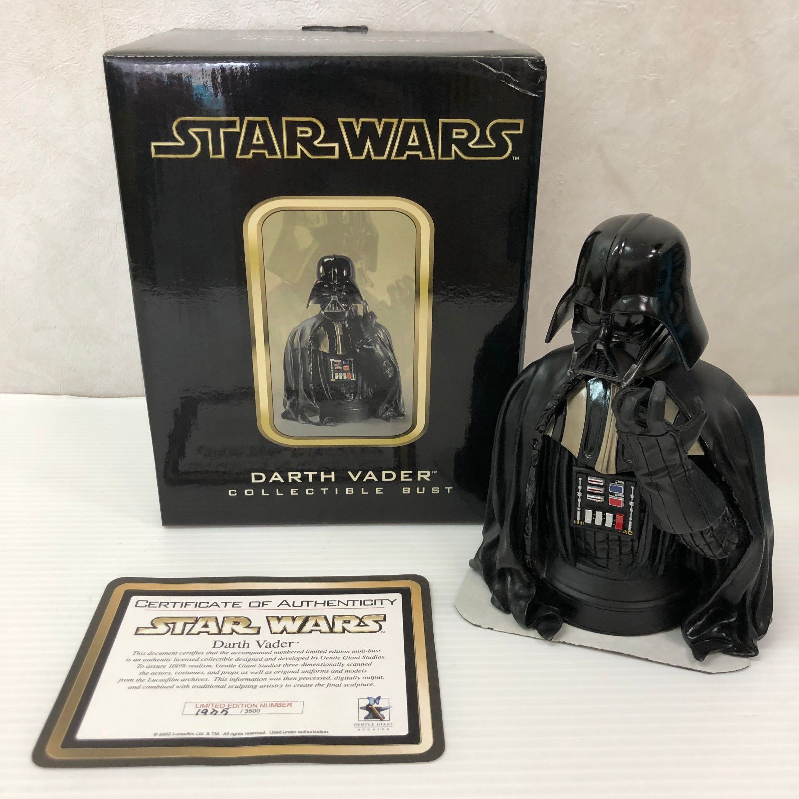 STAR WARS ダース・ベイダー フィギュア ジェントル・ジャイアント 1935/3500 現状品 smtketc098379
