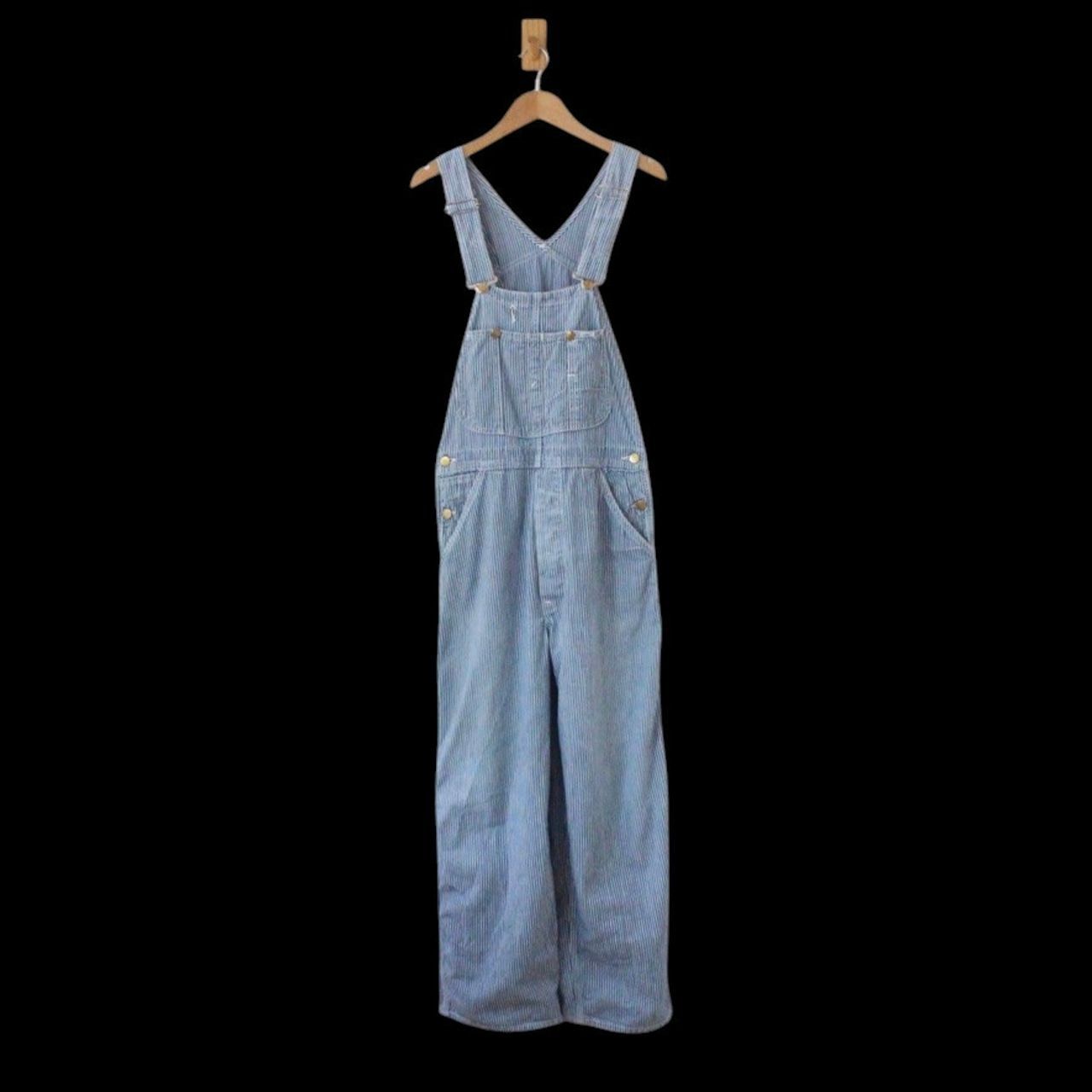 村*輔様 LEE オーバーオール　７０’S　ヒッコリー メンズ Lee リー 70-80s ヒッコリー オーバーオール USA製 W32位 （w