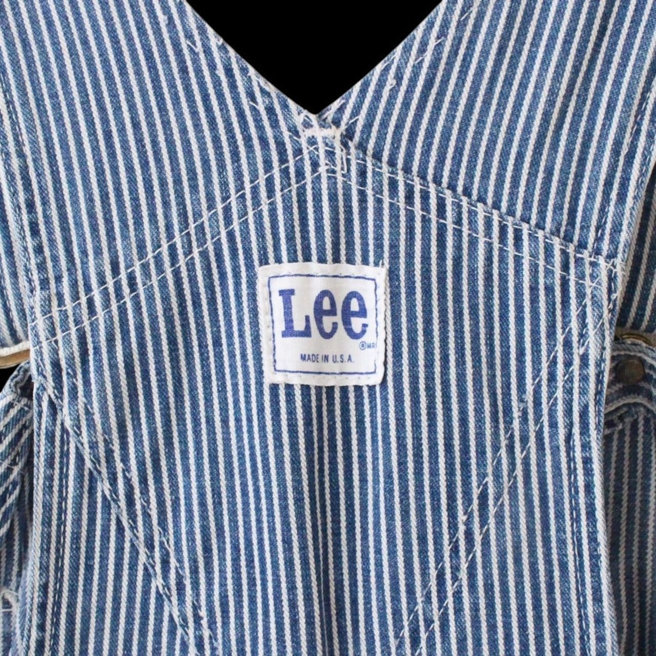 Lee リー 70-80s ヒッコリー オーバーオール USA製 W32位 （w-11620710
