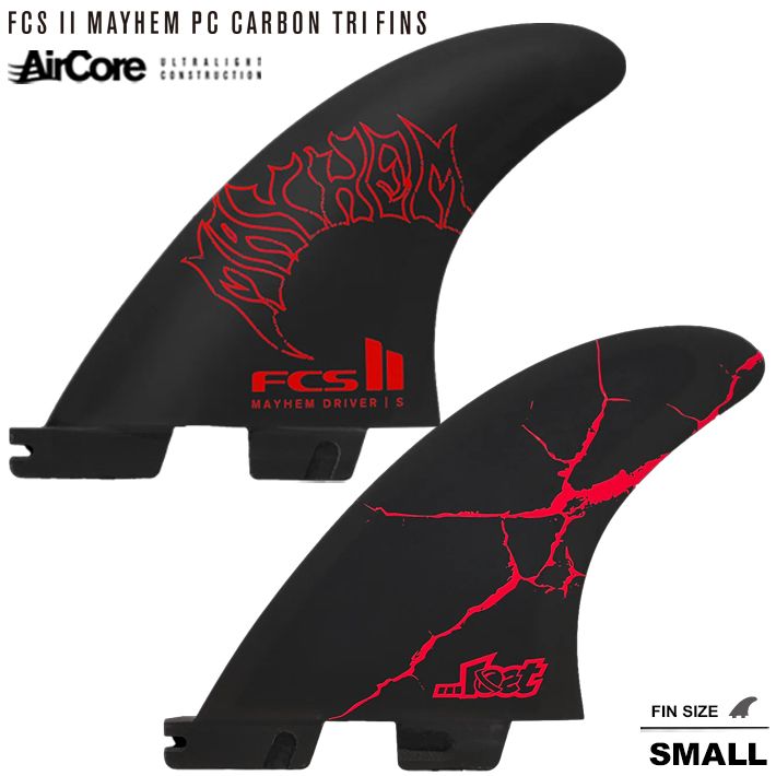 FCS2フィン 送料無料！ SHAPER SERIES MAYHEM DRIVER TRI FIN SET S/M
