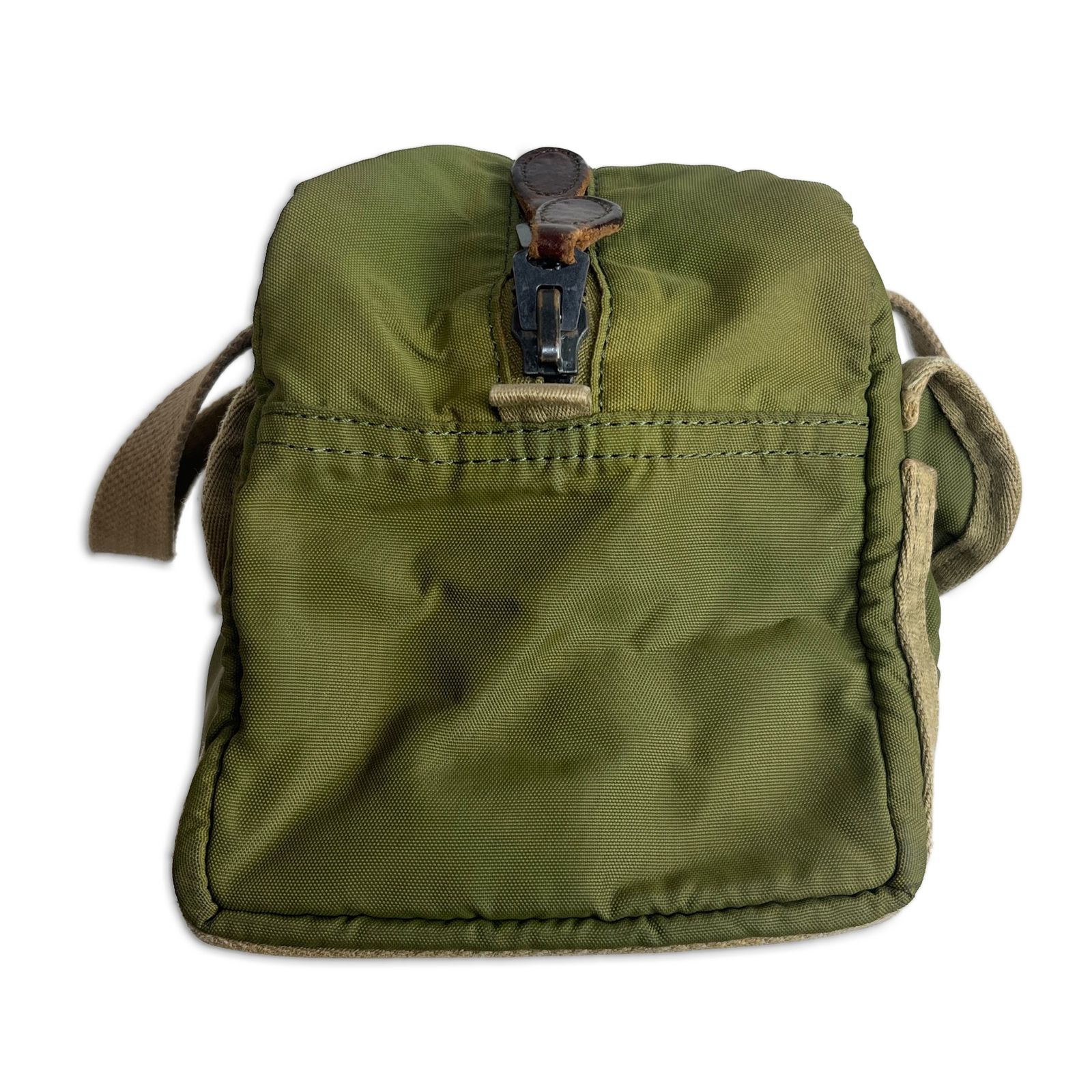 RRL ミリタリー トラベルポーチ ハンドバッグ セージグリーン ダブル