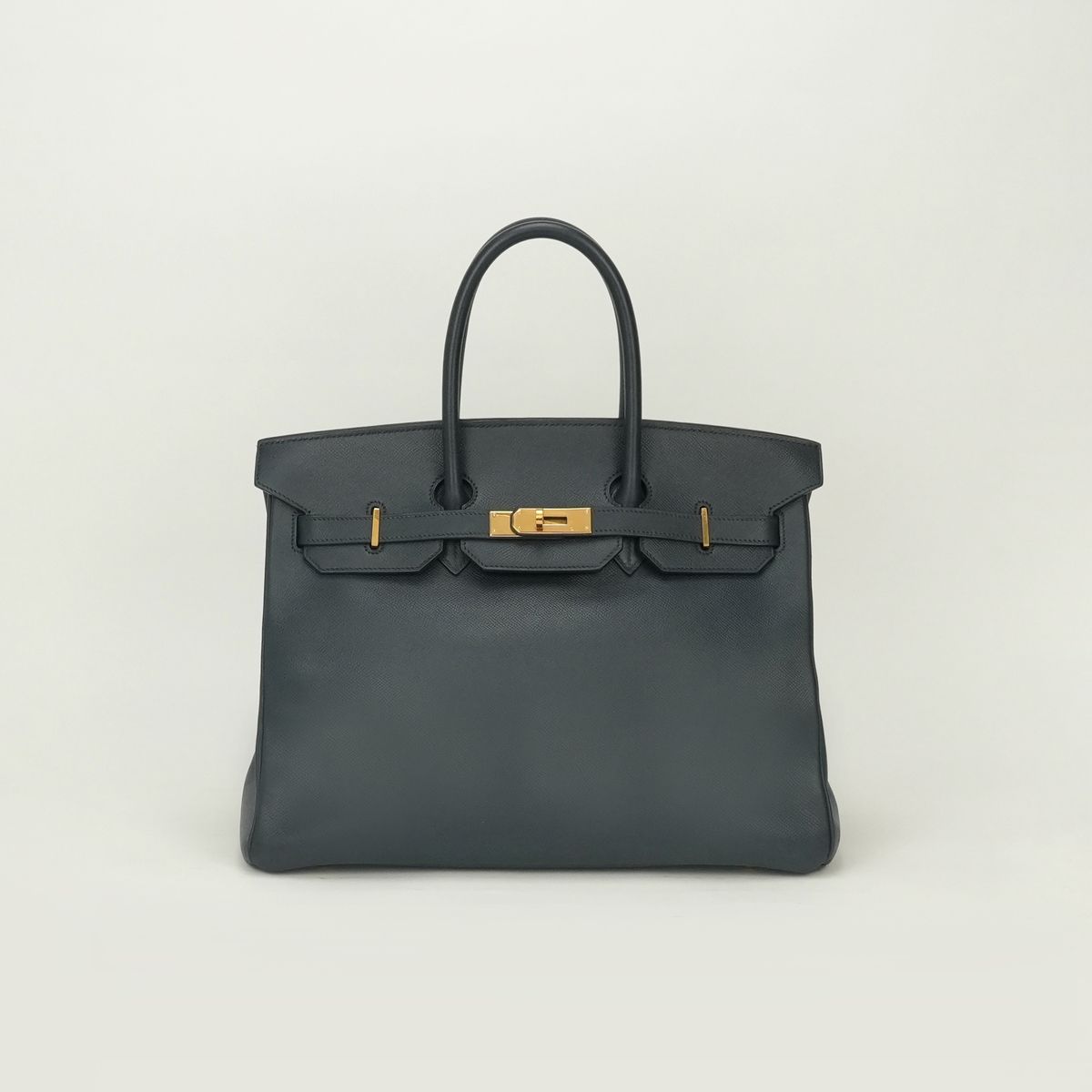 エルメス HERMES バーキン35 バーキン 35 バッグ トートバッグ クシュベル ネイビー Navyブルー Blue 紺 ゴールド金具 ハンドバッグ