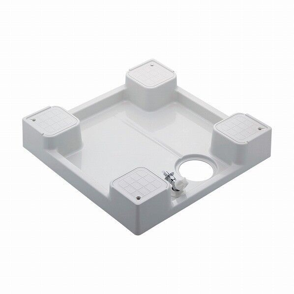 【アウトレット】 カクダイ 洗濯機用防水パン(水栓つき) ホワイト 426-501-W 1個