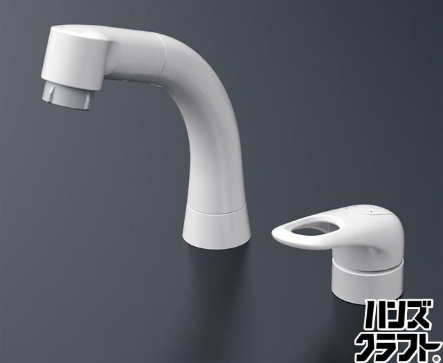 ▽【未使用】TOTO TLS05301J 水栓金具 台付シングル13(シャワ・節湯)(洗面) 混合水栓 エコシングル ハンドシャワー トートー【山口下関店】