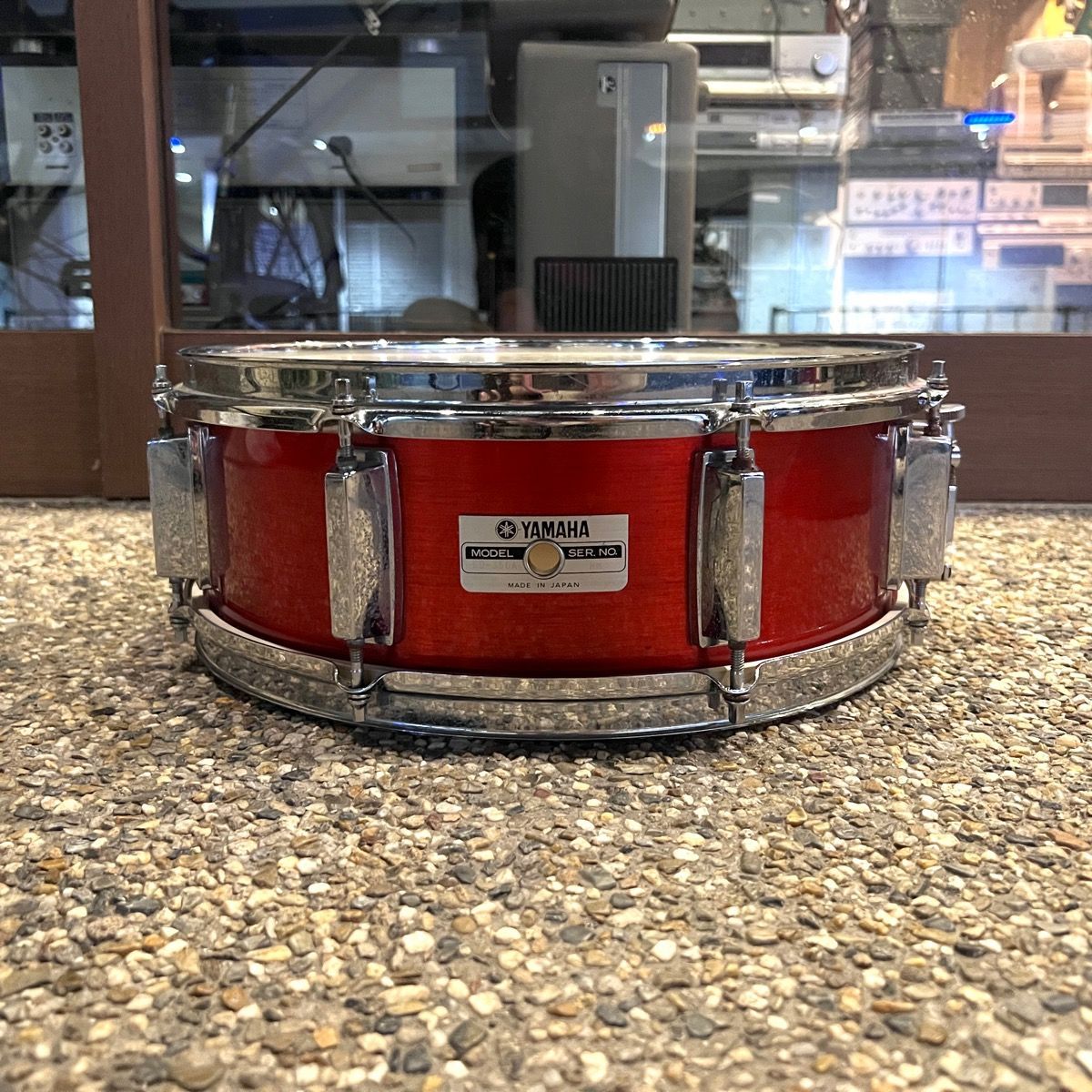Yamaha ヤマハ SD-350A スネア ウッドシェル シルキーレッド 14×5インチ