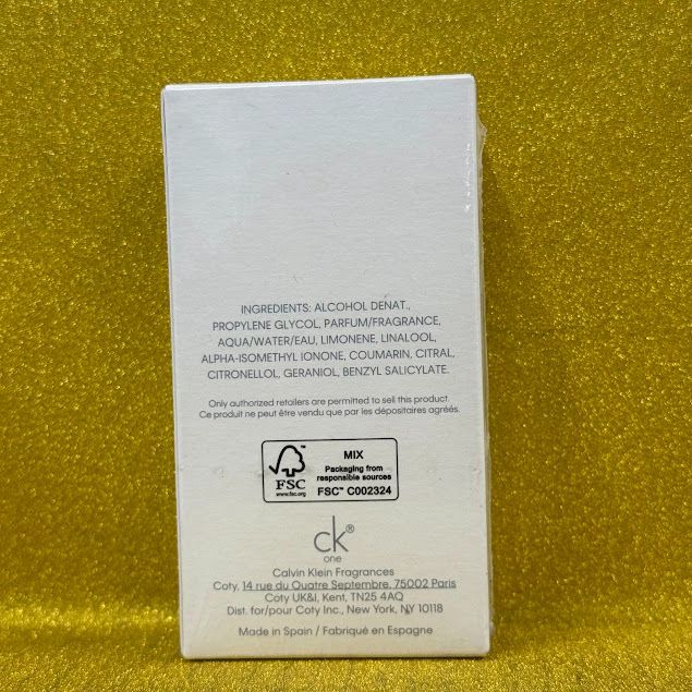 M586-7】カルバンクライン シーケーワンパレス オードトワレ 50ml 香水
