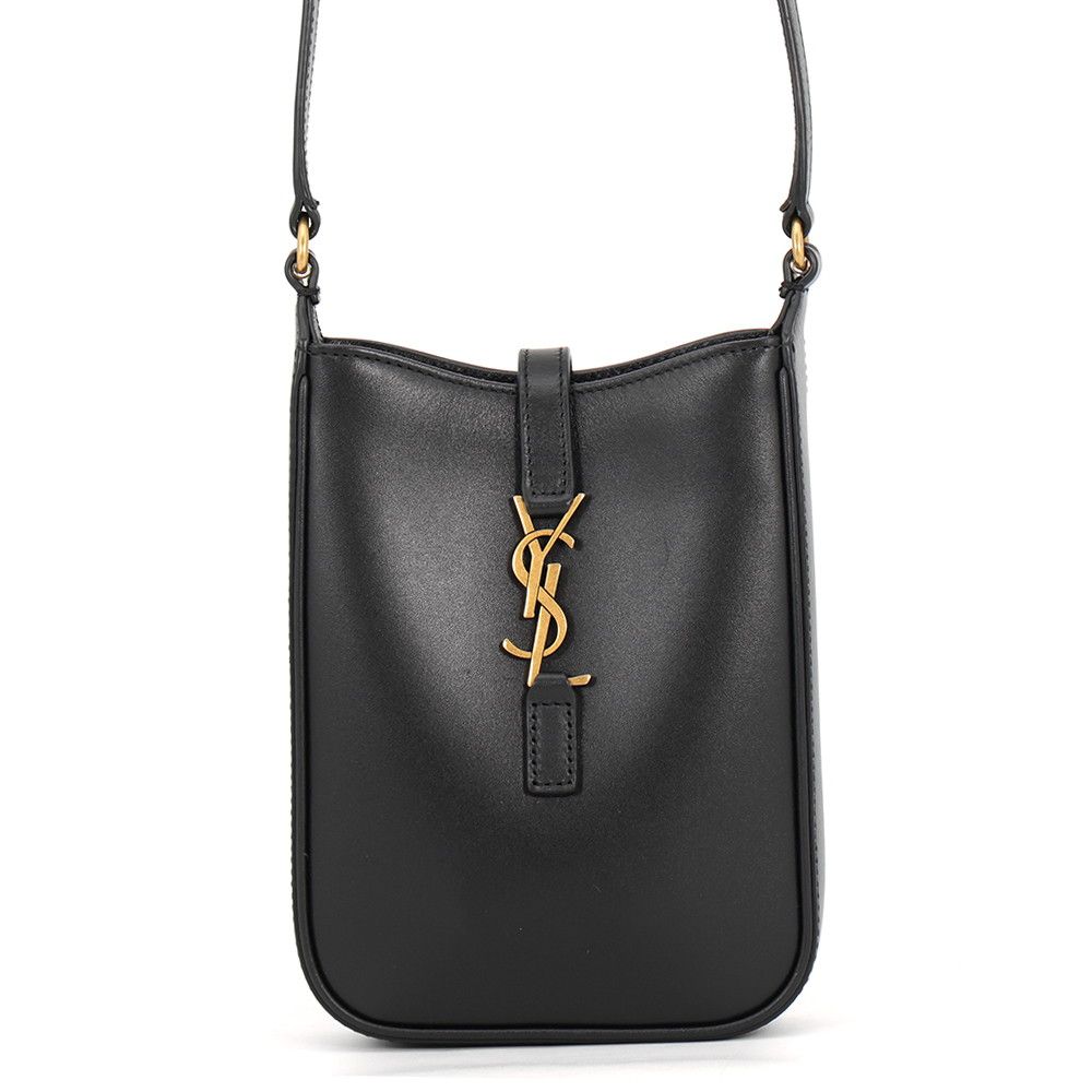 サンローランパリ ショルダーバッグ LE 5 A 7 ミニ バーティカル カーフレザー 735214 SAINT LAURENT PARIS 黒 101,310円