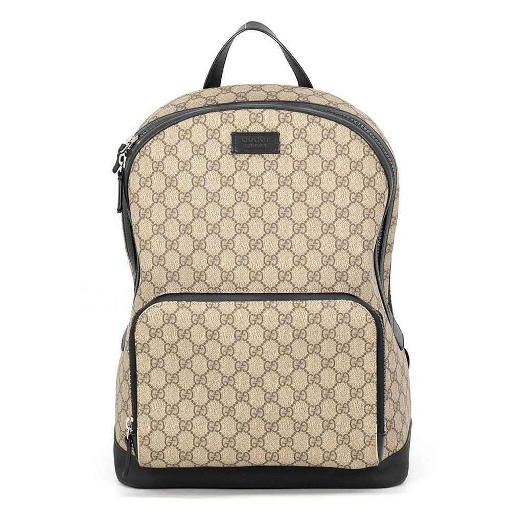 グッチ リュックサック GGスプリーム バックパック 406370 GUCCI 黒 バッグ