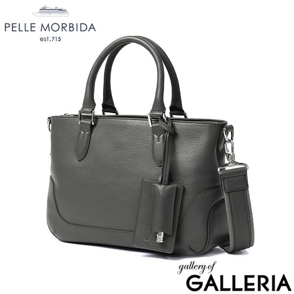 ペッレモルビダ トートバッグ メンズ レディース ファスナー付き ミニ 2WAY ショルダー PELLE MORBIDA トート 小さい レザー 牛革 ブランド 自立 日本製 Maiden Voyage ミニトートバッグ MB088 CHACOALGRAY 35,035円