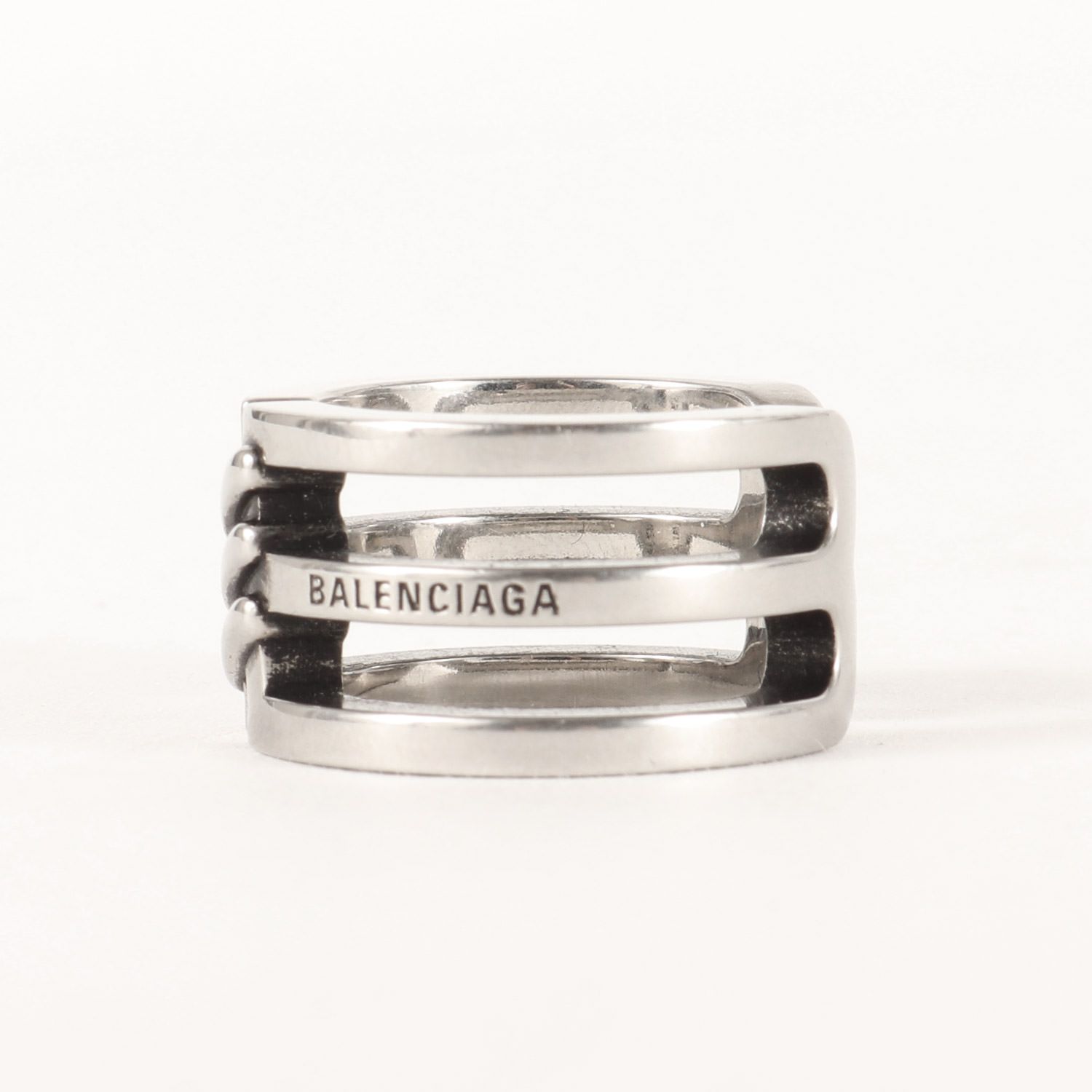 美品】BALENCIAGA バレンシアガ リング シルバー サイズ:52 | アイコン