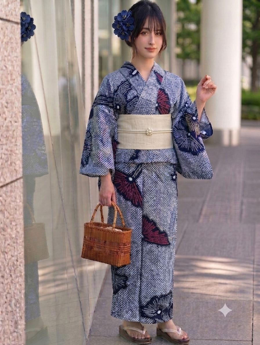 5枚まとめ【藍染・絞り染め】有松鳴海絞り 総絞り 着用可能品あり