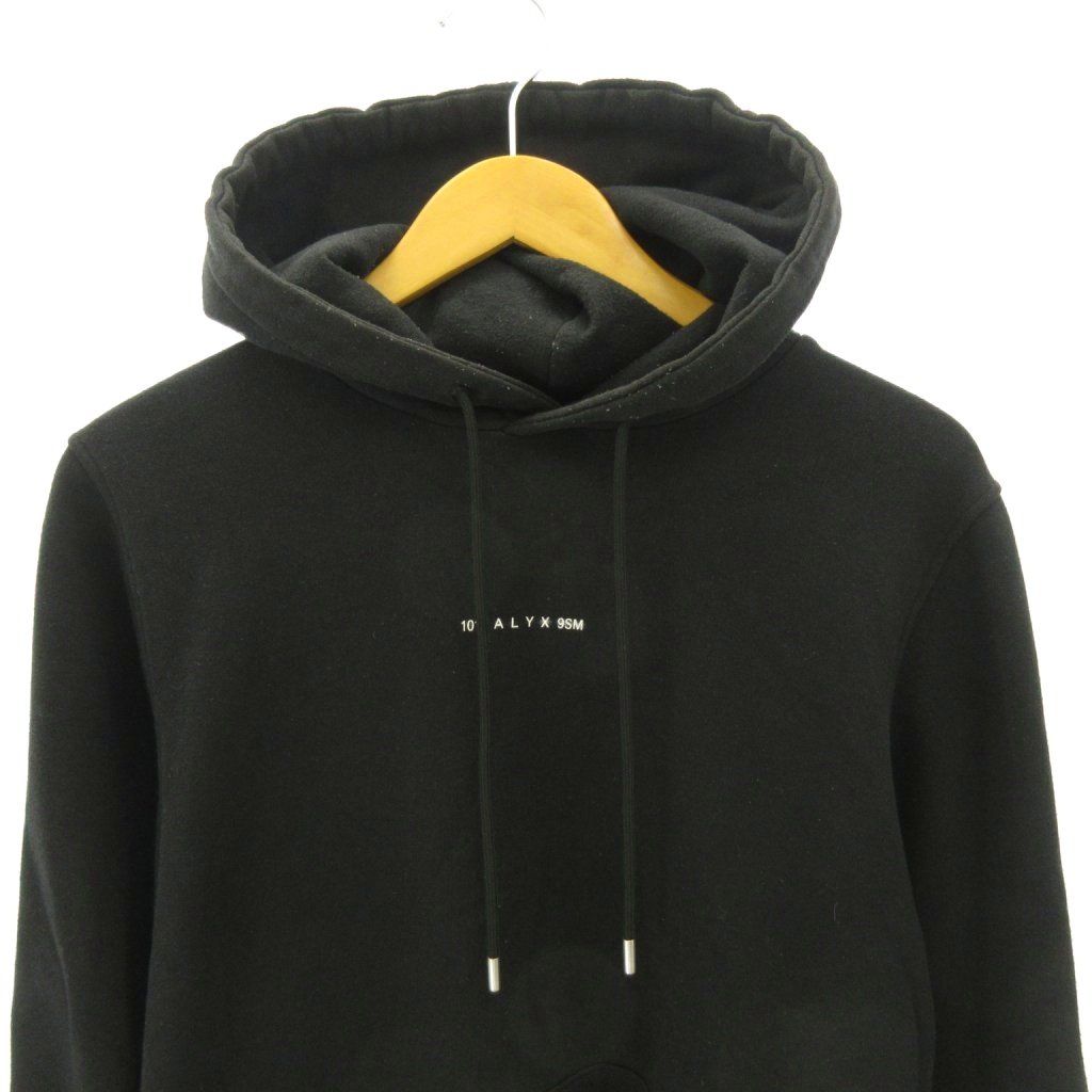 アリクス ALYX プルオーバー パーカー フーディ ロゴ プリント 長袖 M