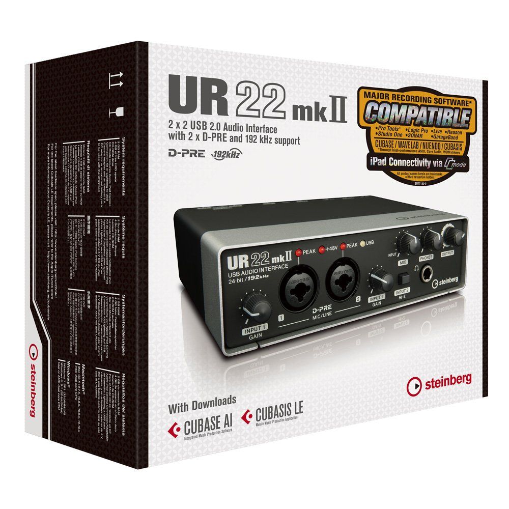 Steinberg スタインバーグ 2x2 USB2.0 24bit/192kHz オーディオ