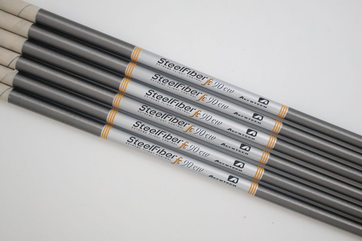 ●【アイアン用　6本セット】AEROTECH　Steel Fiber☆エアロテック　スチールファイバー　fc90cw　f3（R）　シャフト（92230 22,323円