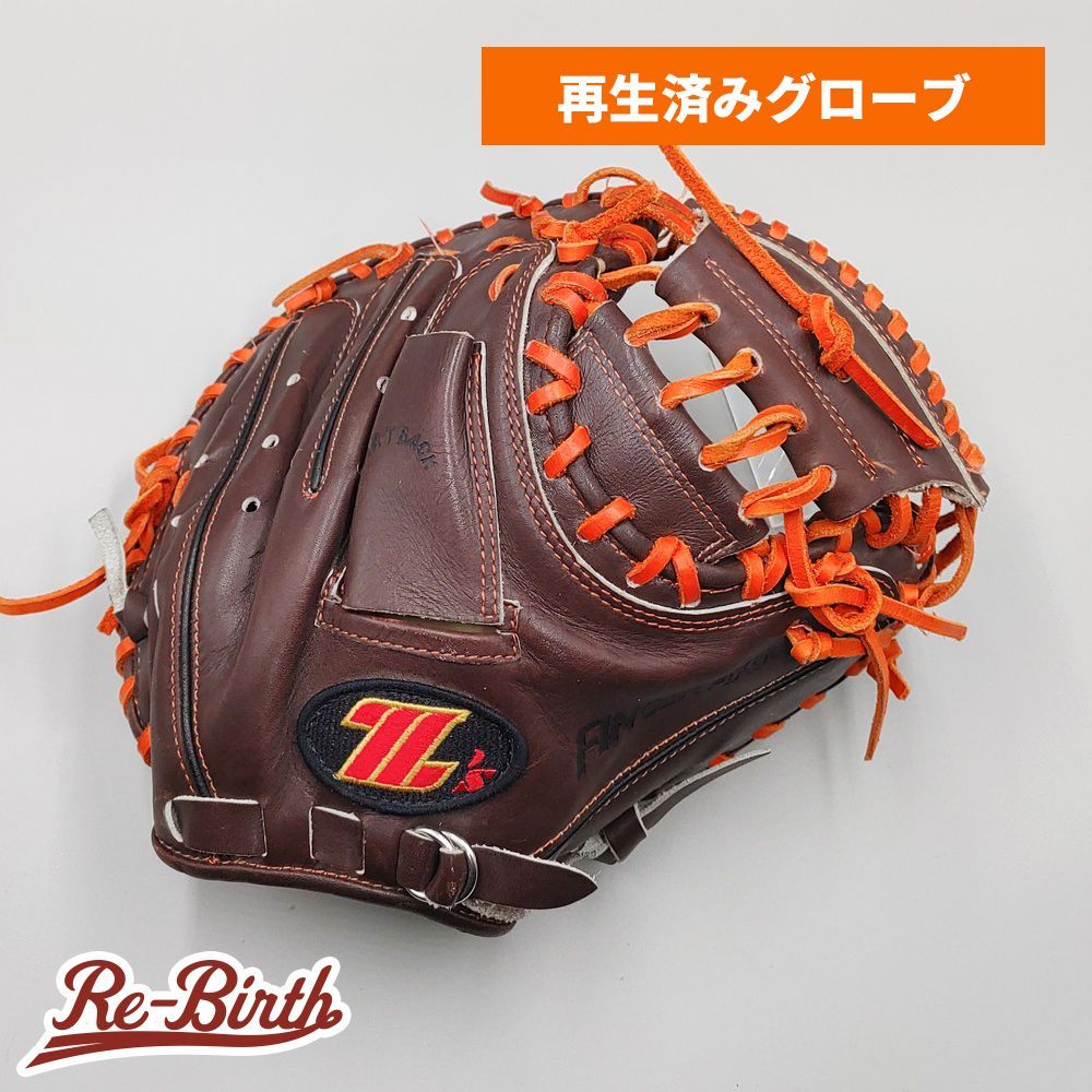【クリーニング済み 】 ゼット 軟式用 キャッチャーミット 型付け済み (ZETT グラブ)[KA232]
