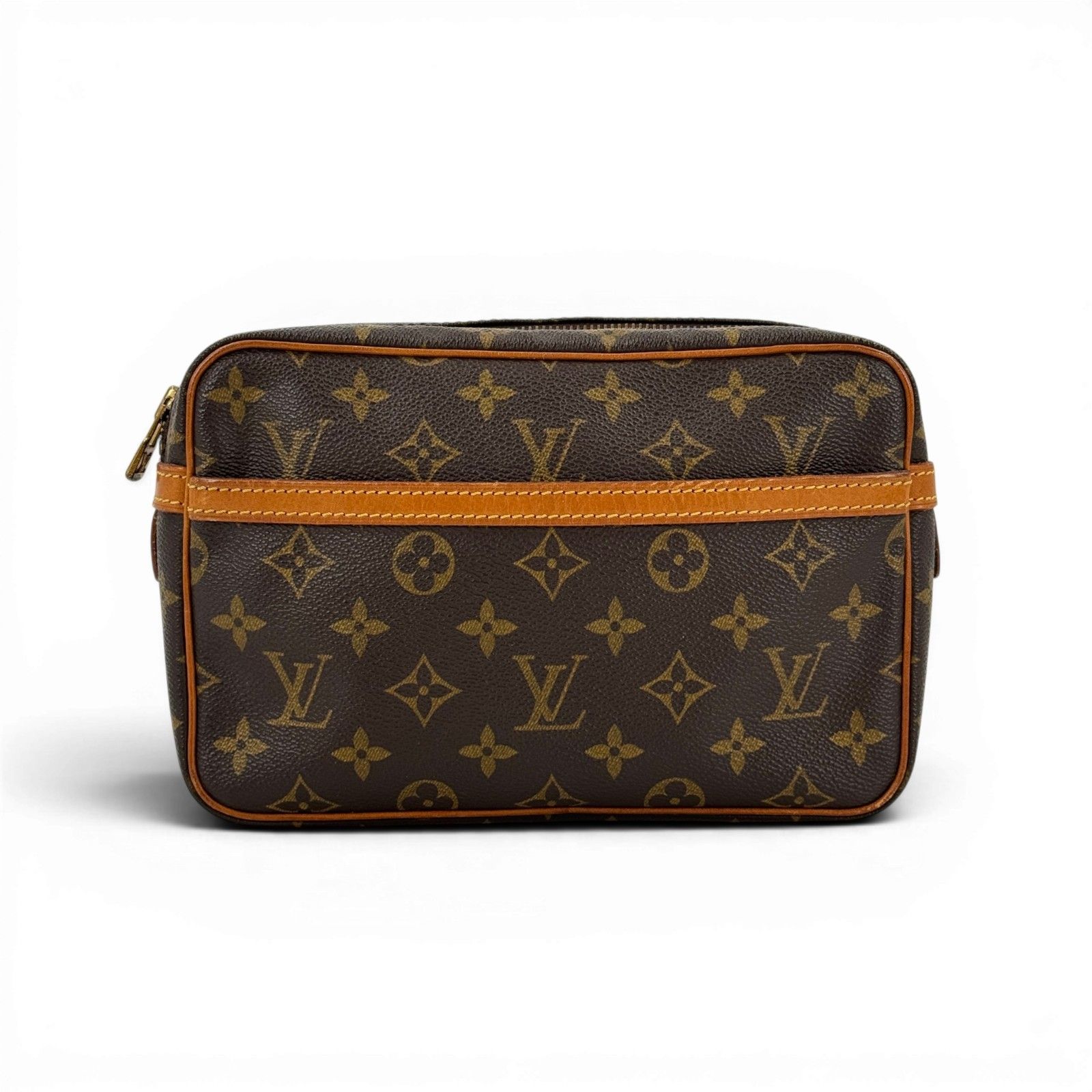 LOUIS VUITTON コンピエーニュ23 モノグラムキャンバス ブラウン 旧型 クラッチバッグ M51847 27,300円