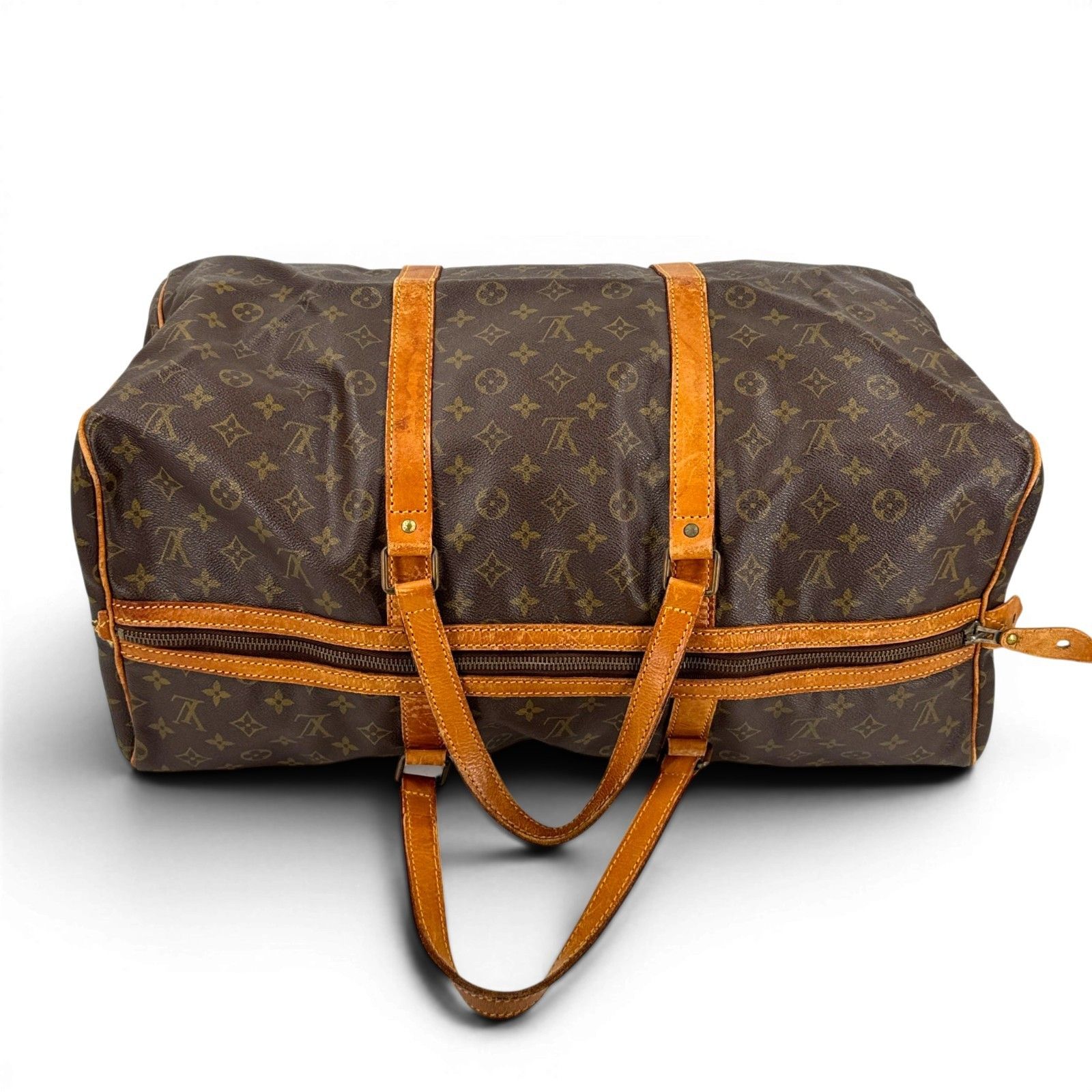 LOUIS VUITTON サック・スープル55 モノグラムキャンバス ブラウン