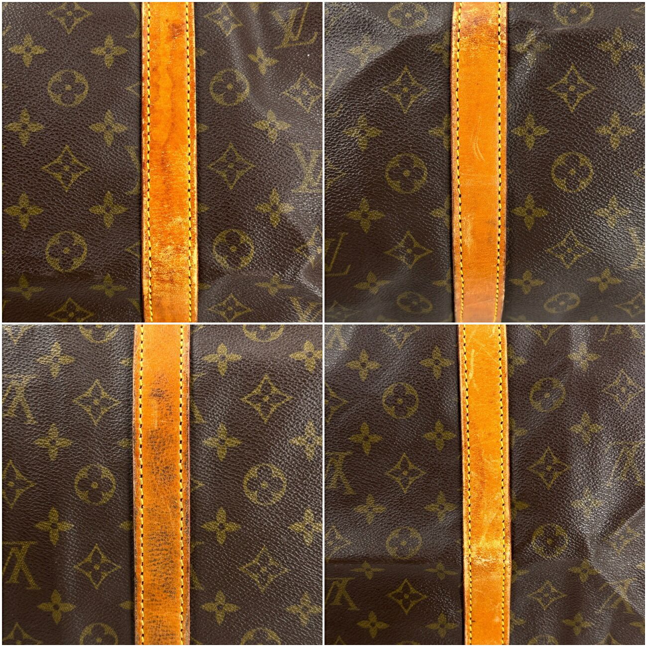 LOUIS VUITTON サック・スープル55 モノグラムキャンバス ブラウン