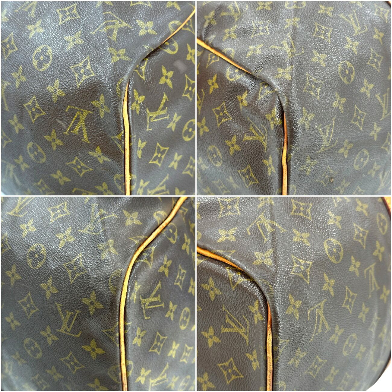 LOUIS VUITTON サック・スープル55 モノグラムキャンバス ブラウン