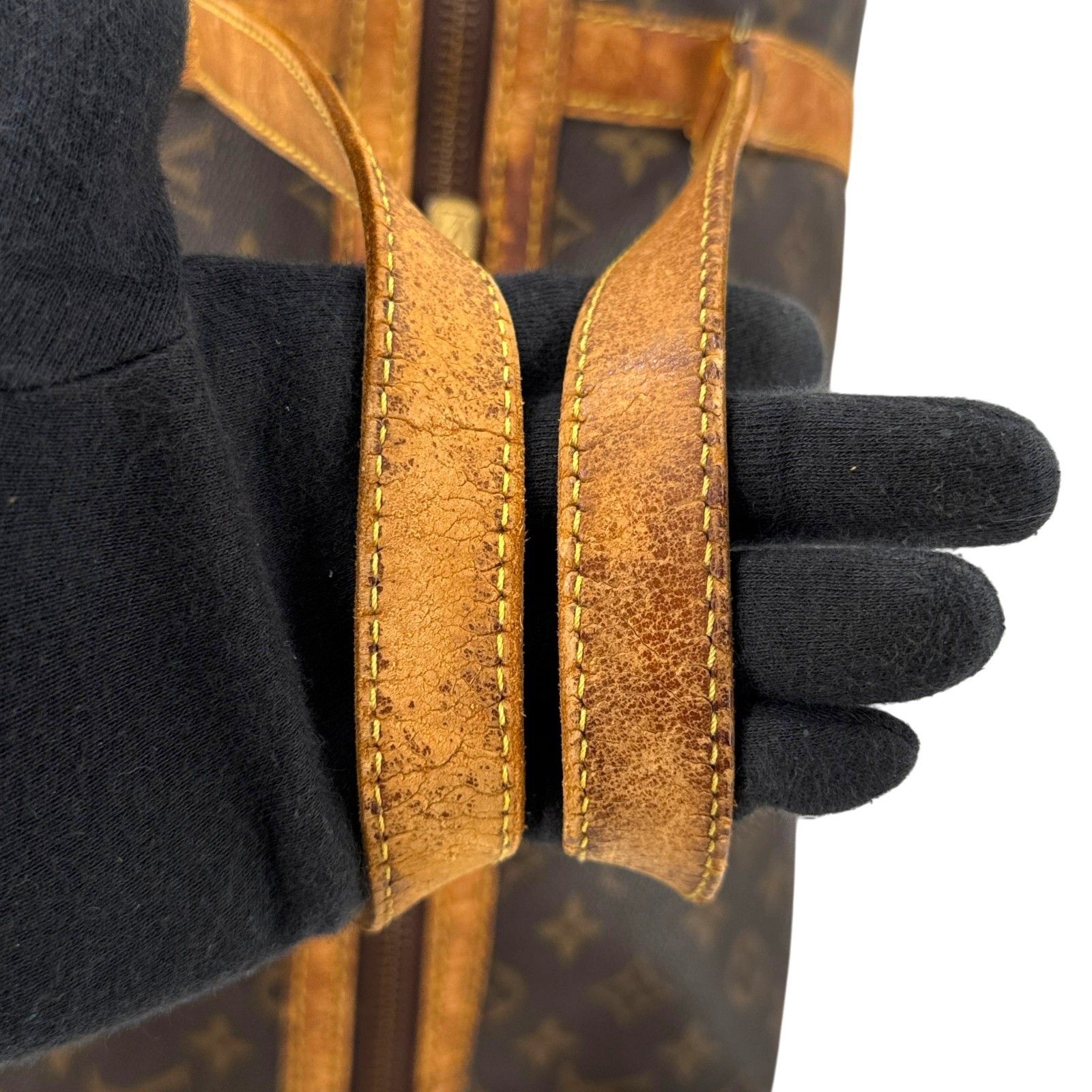 LOUIS VUITTON サック・スープル45 モノグラムキャンバス ブラウン