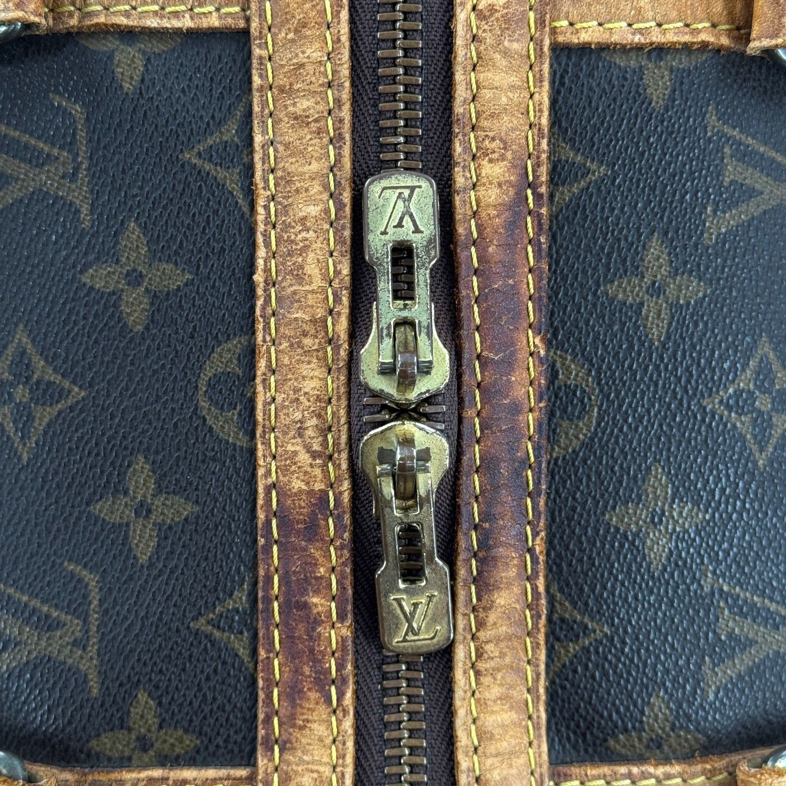 LOUIS VUITTON サック・スープル45 モノグラムキャンバス ブラウン