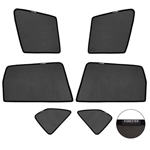 （BUNKIKI) 国内検品 発送 スバル 専用 Subaru 専用 フォレスター Forester SK9 SKE SK5 メッシュカーテン H31? 遮光カーテン カーシェード UVカット 簡単着脱 遮光 断熱 日よけ サンシェード 車種 ec0a9cfc