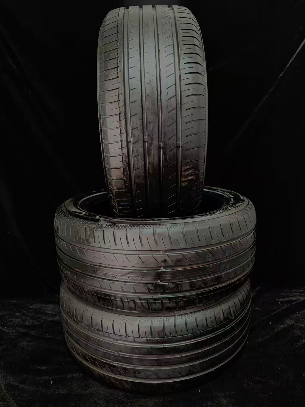 23年製　中古タイヤ3本セット　ヨコハマ　245/45R18 100W 8分山　サマータイヤ 11,250円