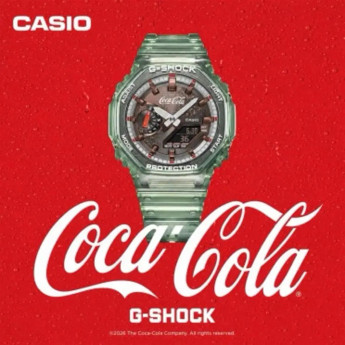 未開封) CASIO G-SHOCK コカコーラ コラボ