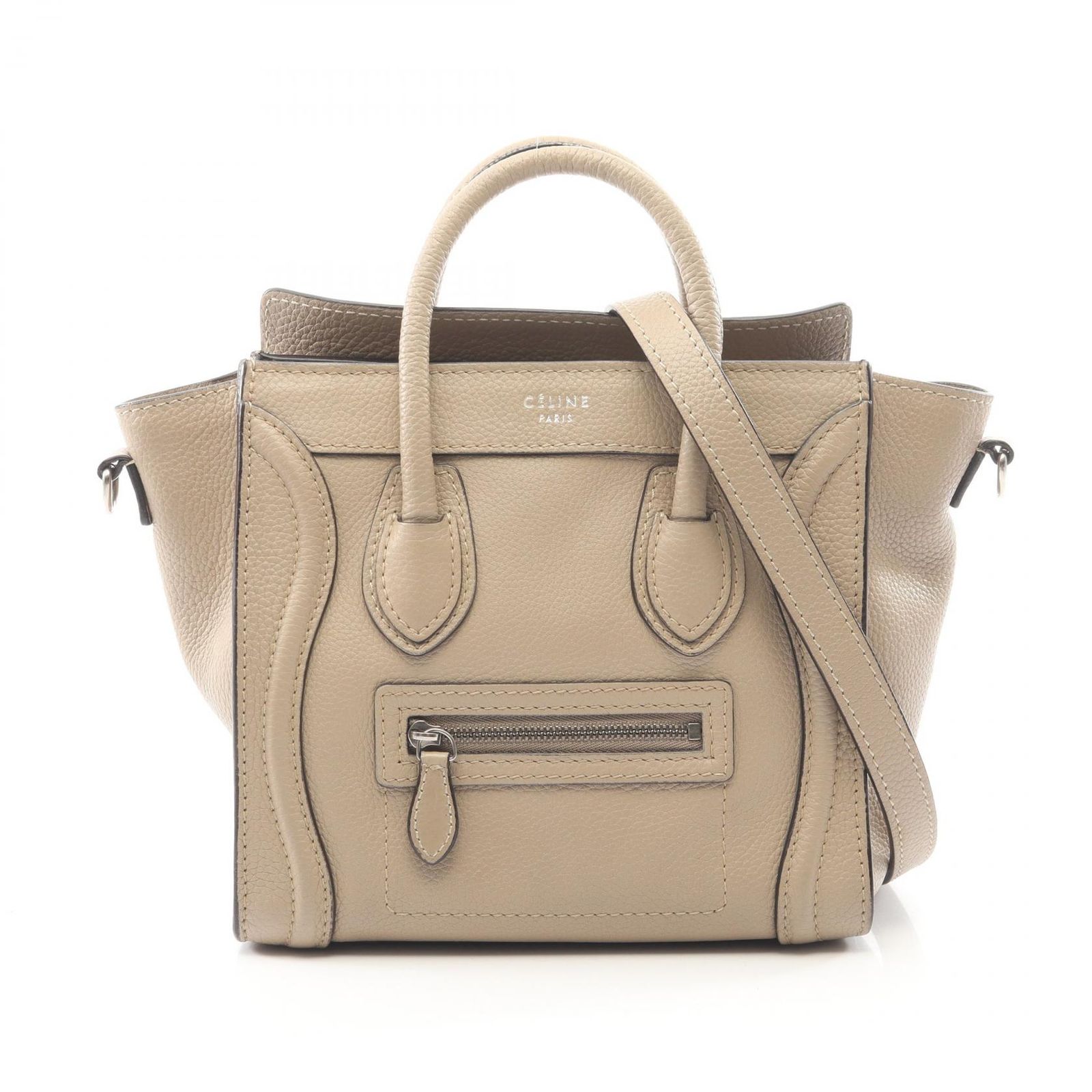 CELINE セリーヌ ラゲージ ナノショッパー 2WAY ハンドバッグ 91,190円