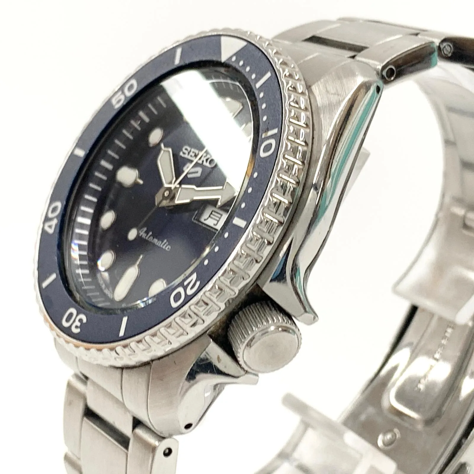 SEIKO セイコー 5スポーツ 裏スケルトン 自動巻き 腕時計 4R36-07GD 