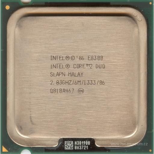 Intel Core 2 Duo E8300 SLAPJ 2C 2.833GHz Socket 775 Wolfdale 45NM