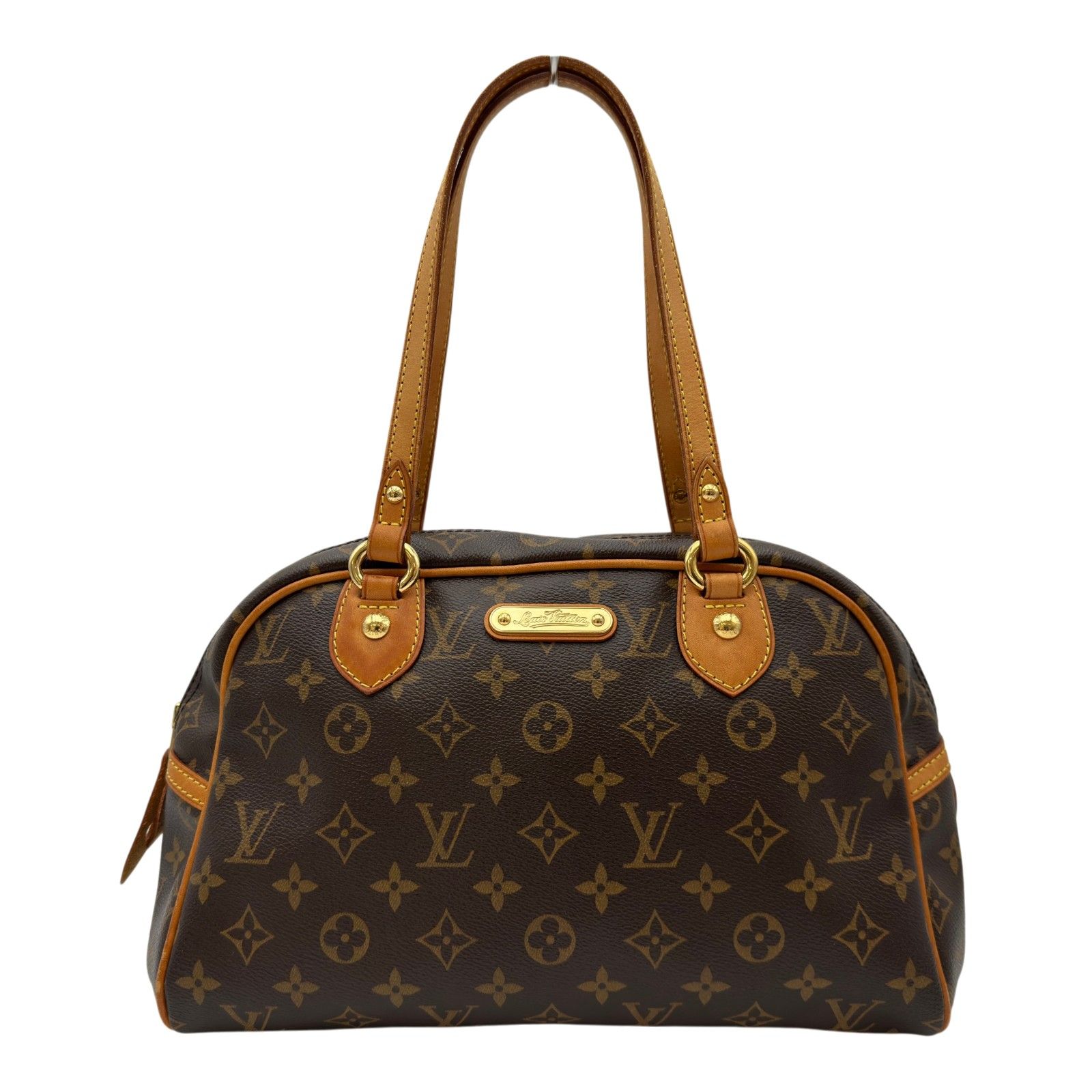 ルイ・ヴィトン LOUIS VUITTON モントルグイユPM M95565 ブラウン モノグラム/レザー レディース ショルダーバッグ 76,450円