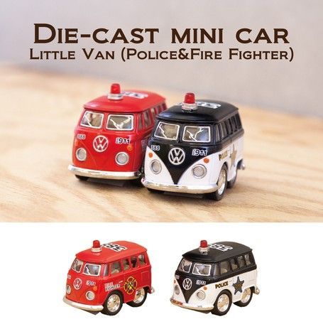 【 Little Van (Police/Fire Fighter)(S) 】 ダイキャストミニカー12台セット