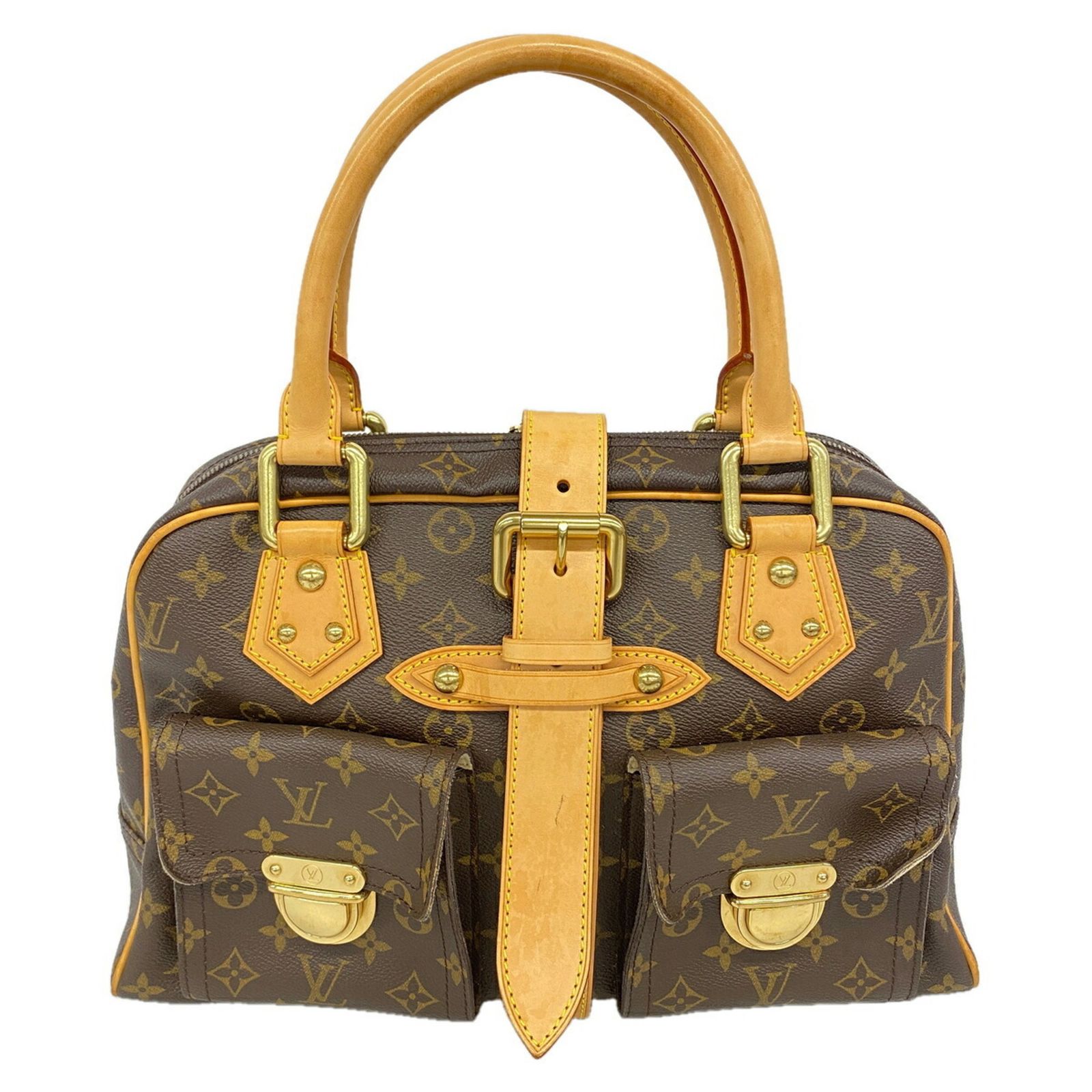 ルイ・ヴィトン(Louis Vuitton) ルイ・ヴィトン ハンドバッグ モノグラム マンハッタンGM M40025 ブラウンレディース