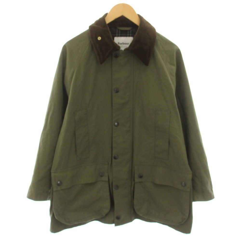 バブアー Barbour ビューフォートSP BEAUFORT SP ミリタリージャケット アウター 裏地チェック柄 コーデュロイ襟 36 カーキ 茶 ブラウン 2201247 /YT 22,248円
