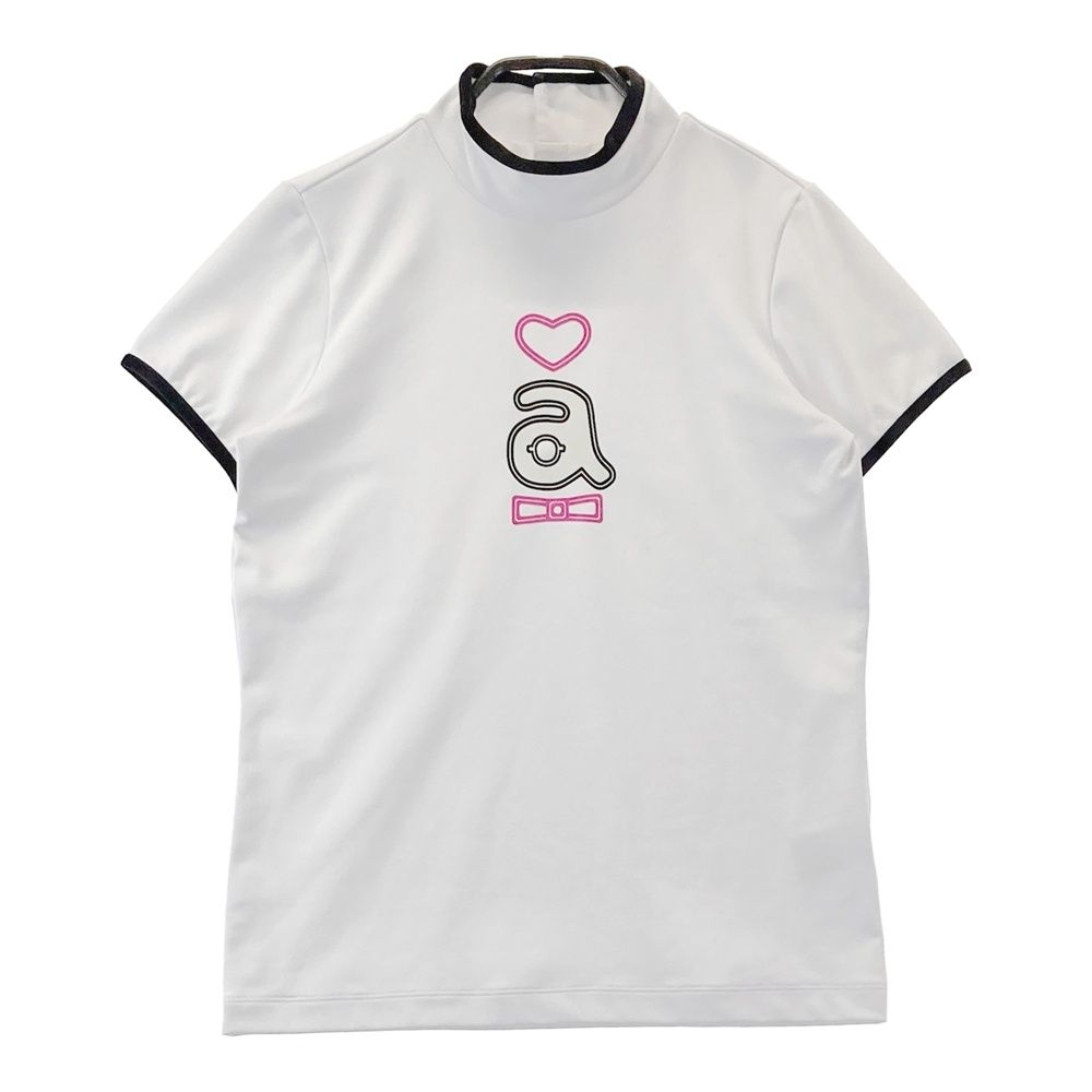 サイズ：36 ARCHIVIO アルチビオ ハイネック 半袖Tシャツ ホワイト系 [240101742572] ゴルフウェア レディース ストスト