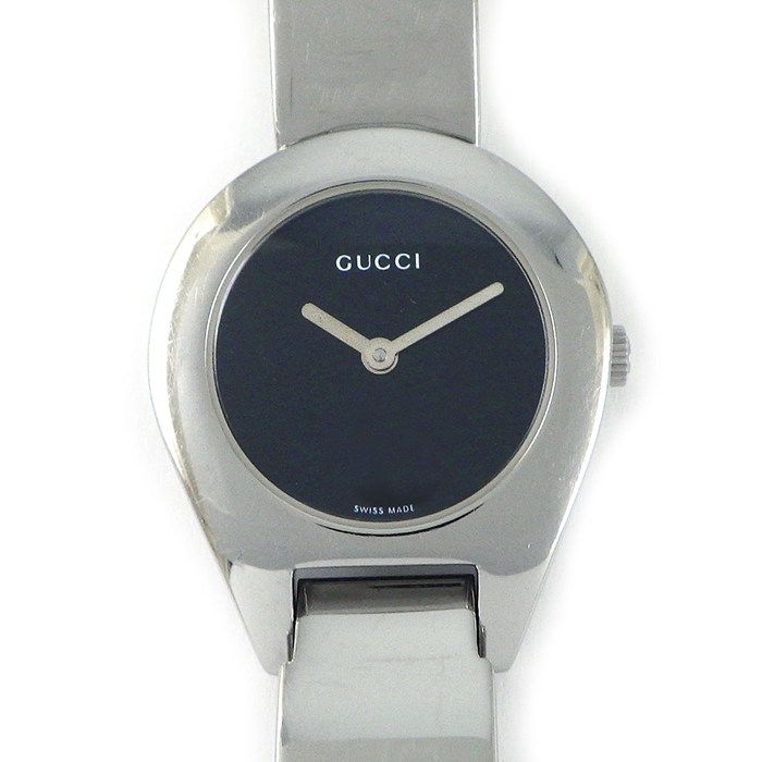 グッチ GUCCI 腕時計 6700L ブラック文字盤 ベルト SS クオーツアナログ 【中古】 14,454円