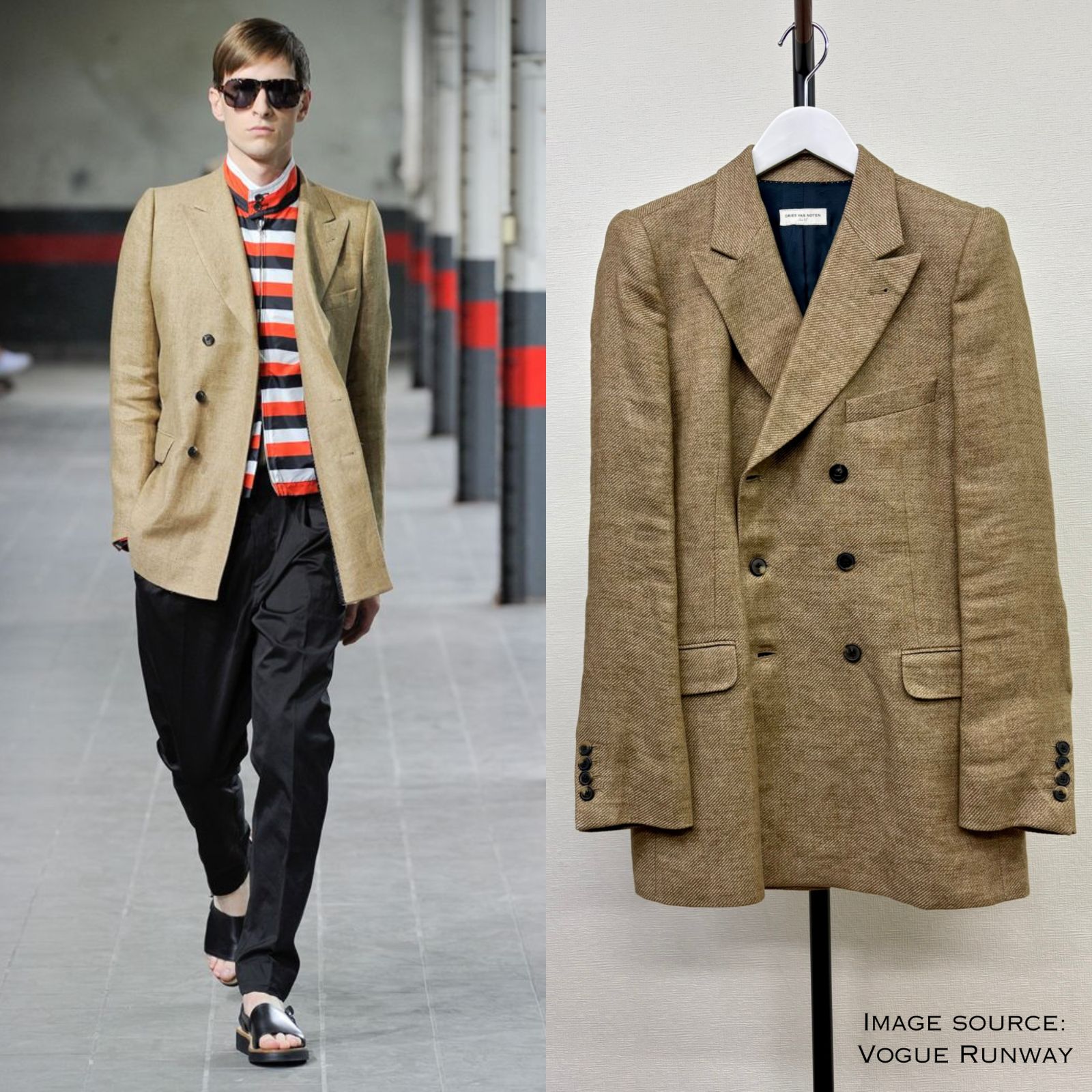 DRIES VAN NOTEN ドリスヴァンノッテン｜12SS リネンダブルジャケット