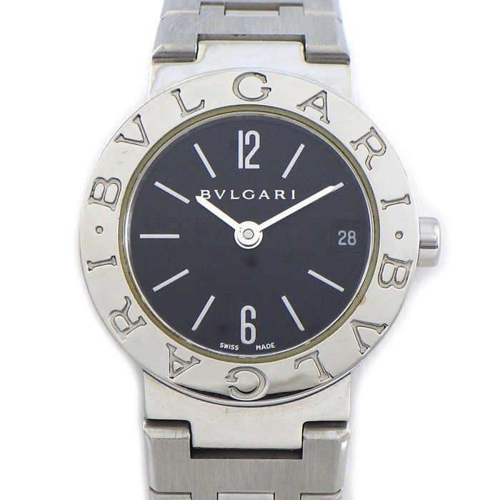 ブルガリ BVLGARI 腕時計 ブルガリブルガリ BB23SS ブラック文字盤 デイト SS クオーツアナログ 【中古】