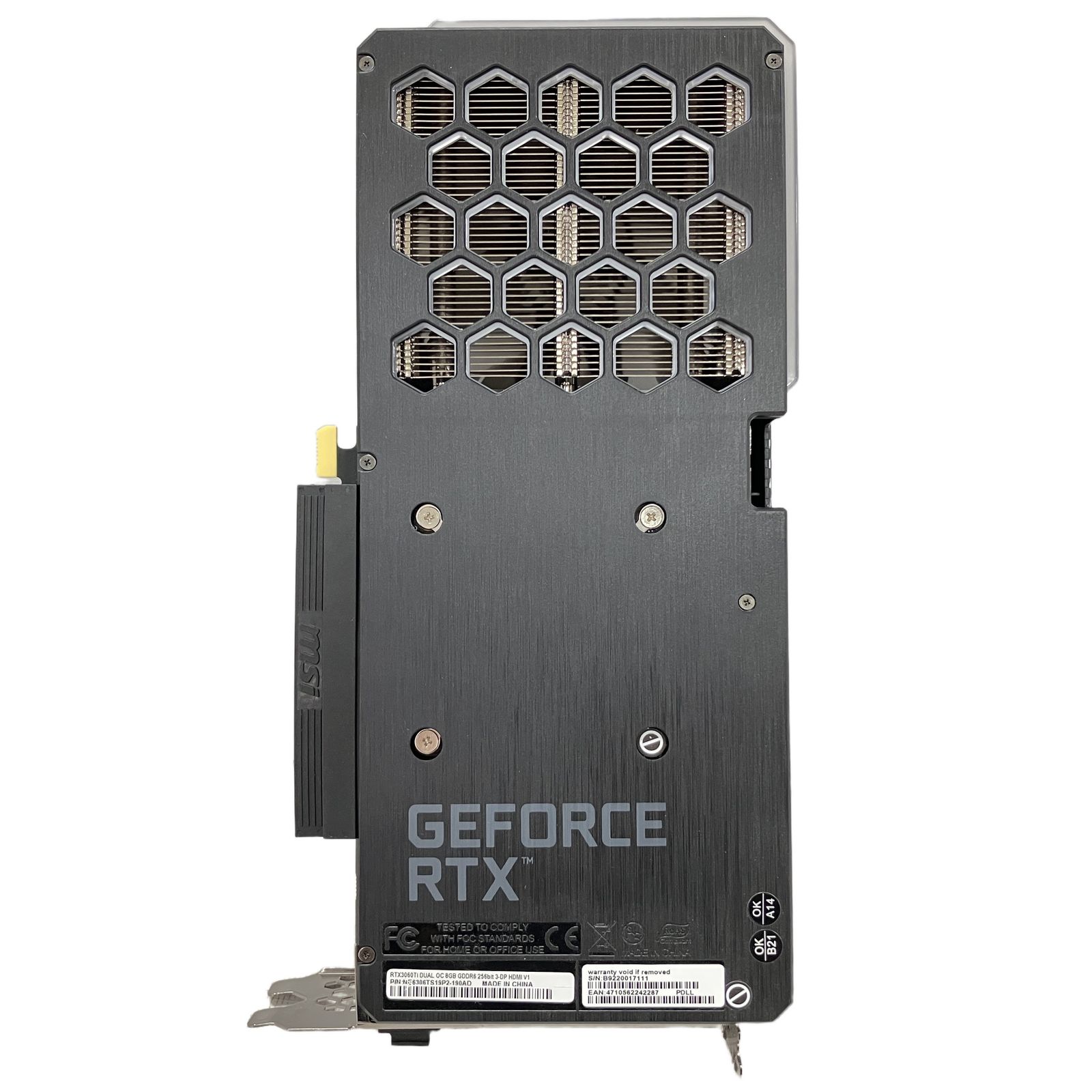 ジャンク PALIT RTX 3060 Ti DUAL OC グラボ - メルカリ