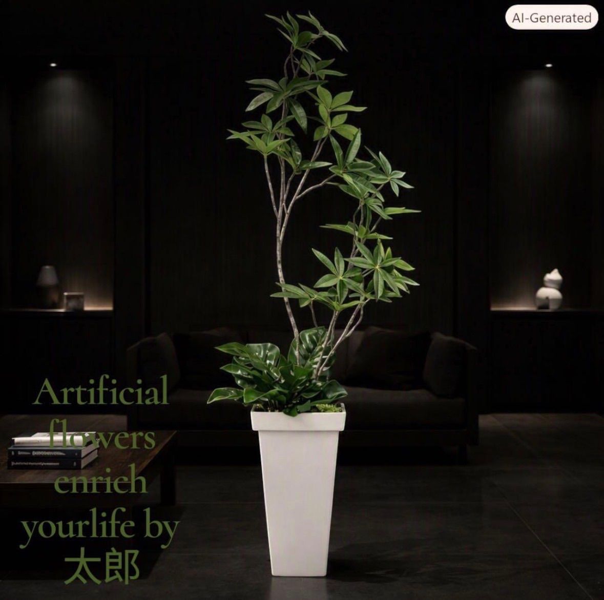 光触媒 観葉植物 ウォールグリーン フェイクグリーン スリムパキラ